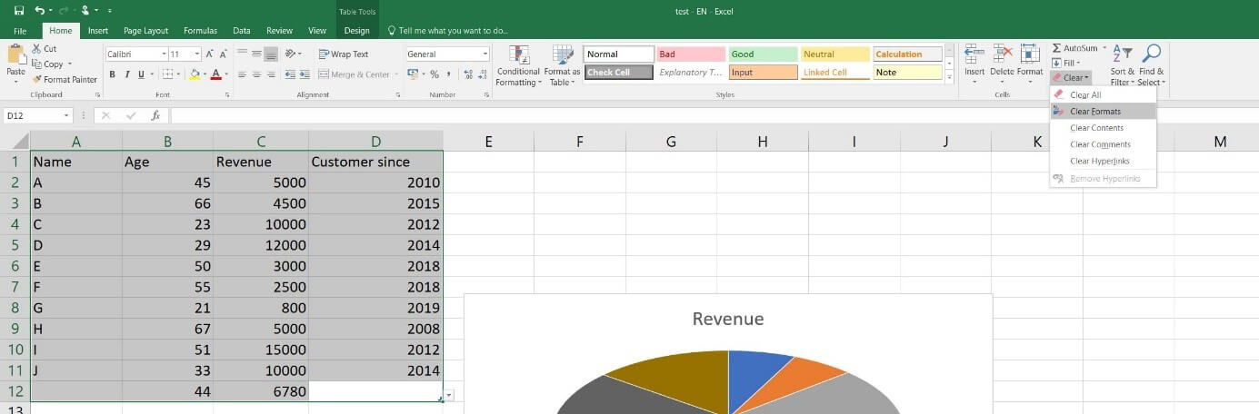 how to have chart elements button in excel for mac