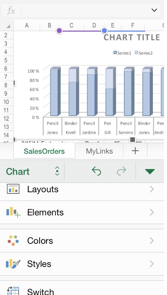 how to have chart elements button in excel for mac